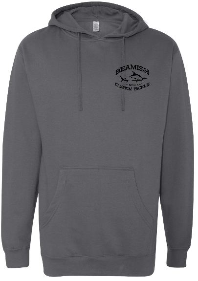 Charcoal and Black Sweatshirt/Hoodie – Beamish Custom Tackle